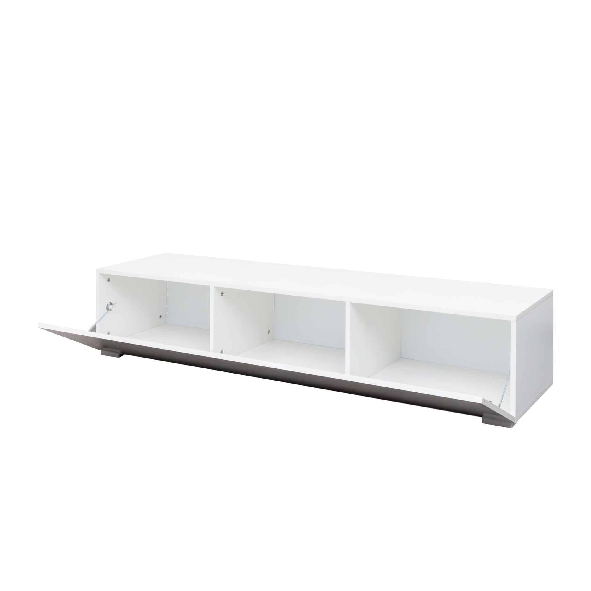Modern Entertainment Center with Storage   Media Console for Living Room - Grand Goldman Shop