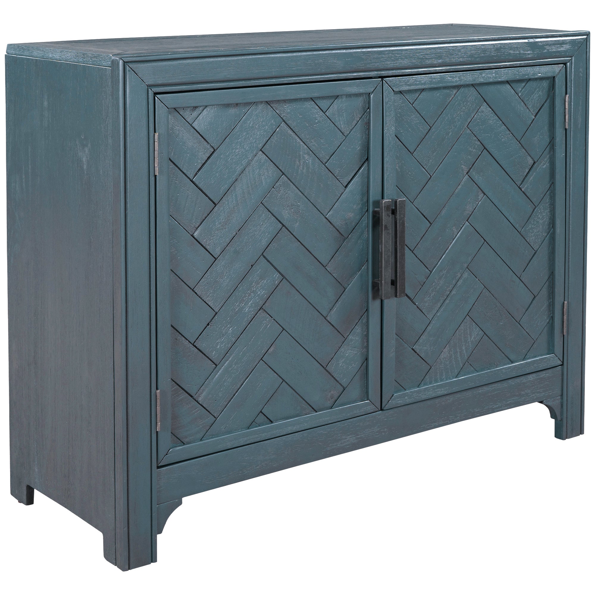 U_STYLE 40'' Modern Cabinets with Unique Design Doors with 1 Adjustable Shelves,Suitable for Multiple Rooms Such as Living Room and Study Room - Grand Goldman Shop