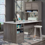 Hutch with Craft Storage, Brown finish - Grand Goldman