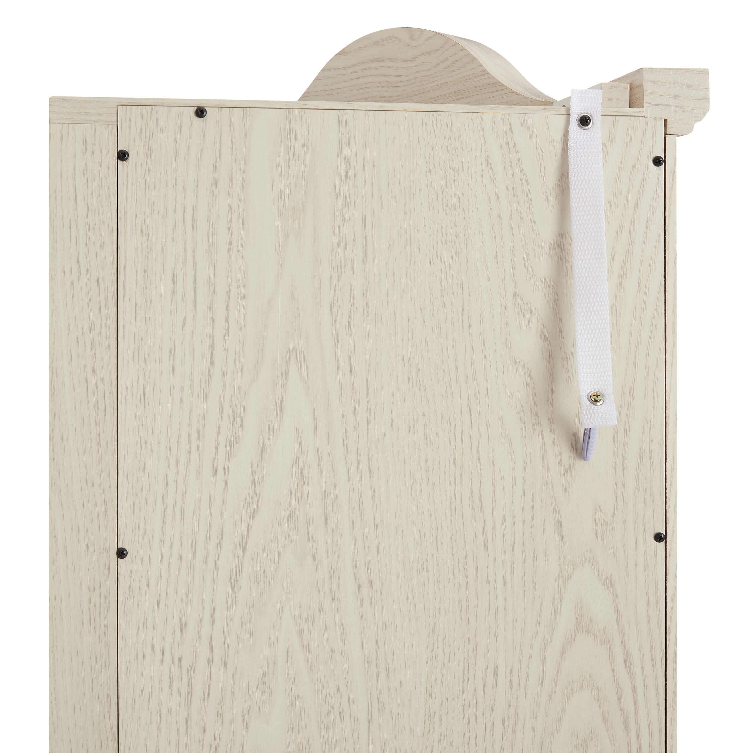 Curio Cabinet Lighted Glass Display Curio Cabinet w/Tempered Glass Doors and Shelves, Crown Corner Cabinet with Bulb, Corner Storage Decoration for Living room and Bedroom WHI - Grand Goldman Shop