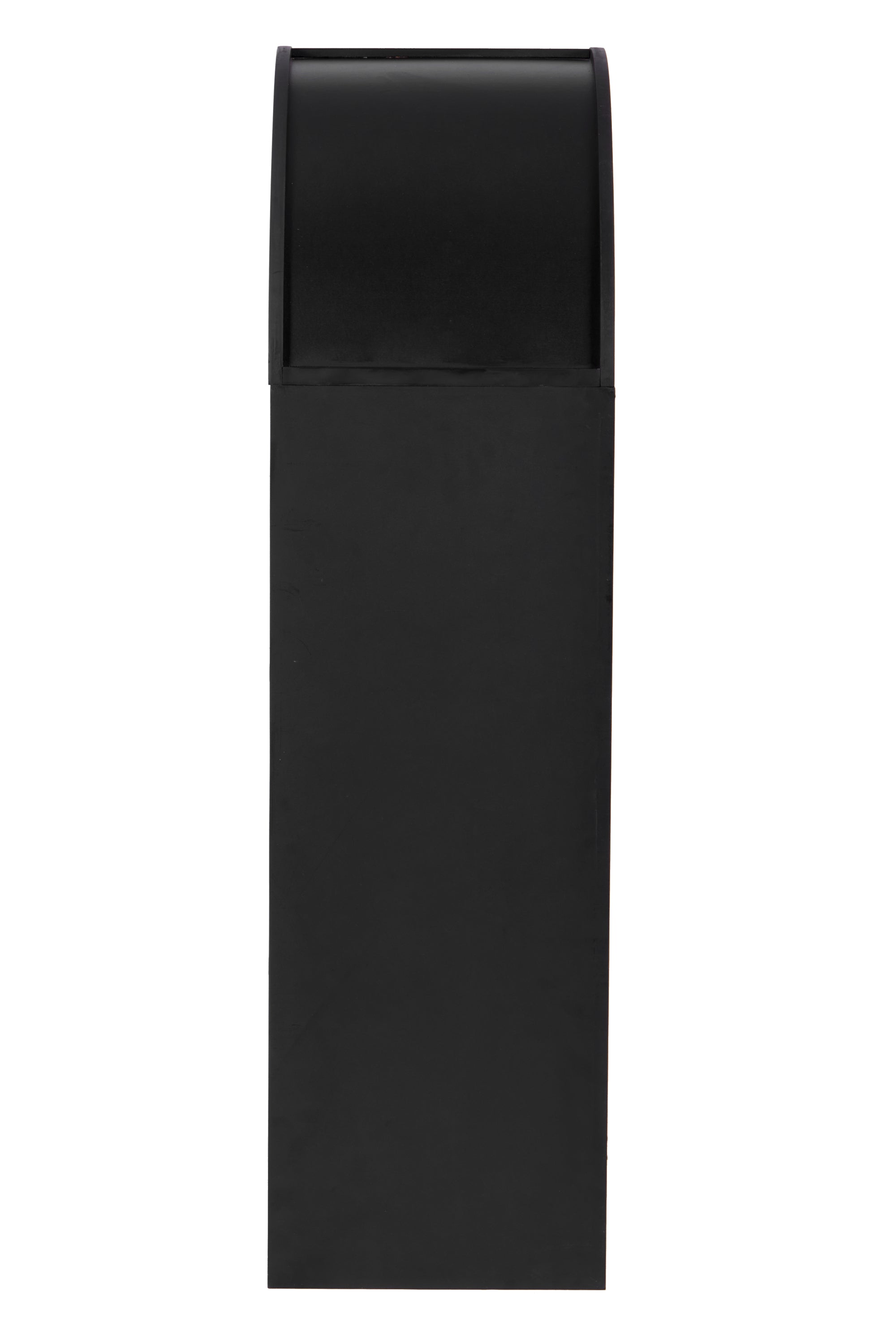 4-Tier Black Arched Bookshelf, 43' Tall Arched Bookcase with Storage Shelves - Grand Goldman Shop
