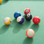 Soozier 55' Portable Folding Billiards Table Game Pool Table for Whole Family Number Use With Cues, Ball, Rack, Chalk, Green 