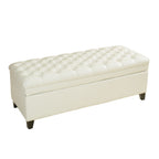 JULIANA STORAGE OTTOMAN - Grand Goldman Shop