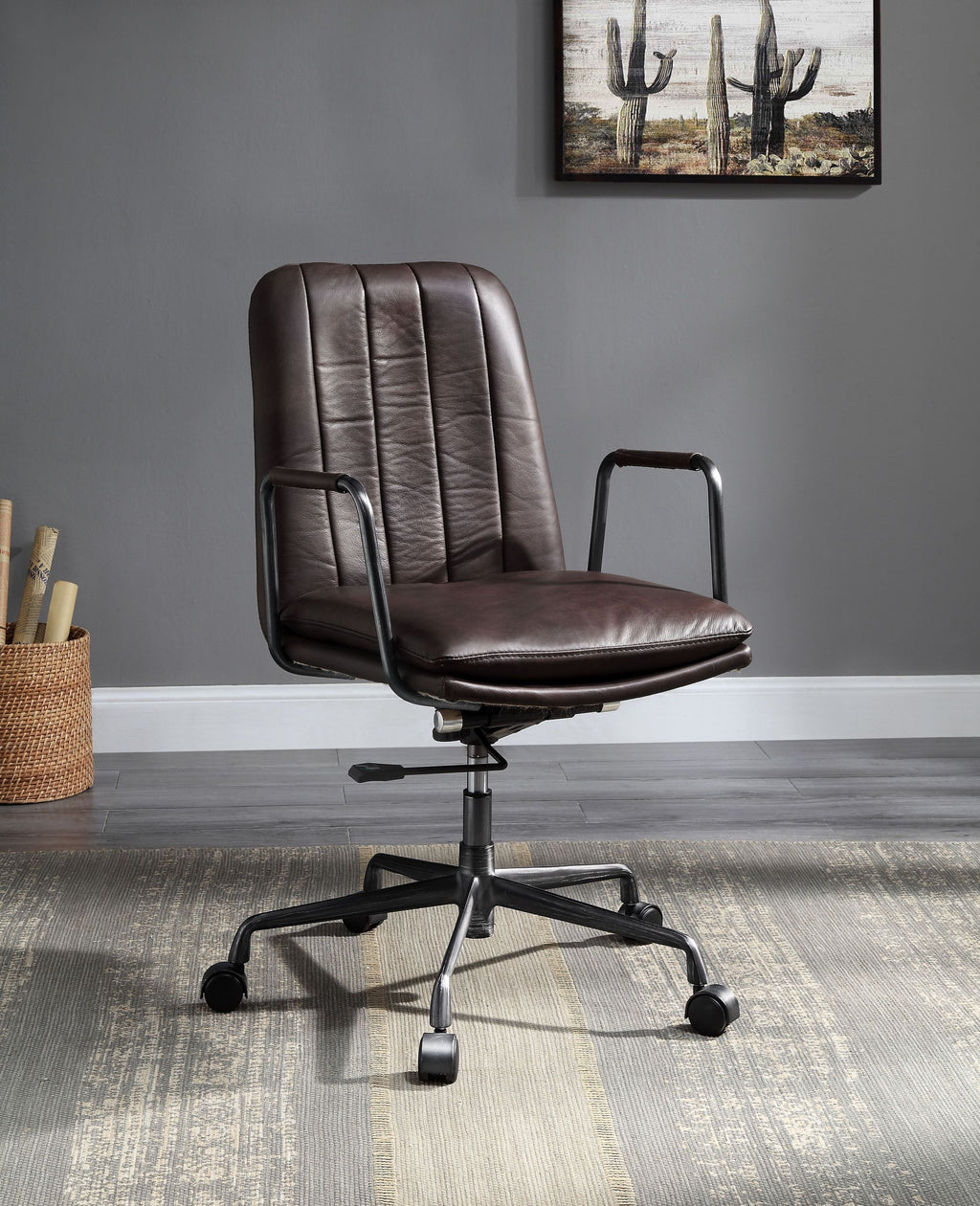 Eclarn Mars Top Leather Office Chair | Premium Home Decor - Grand Goldman
