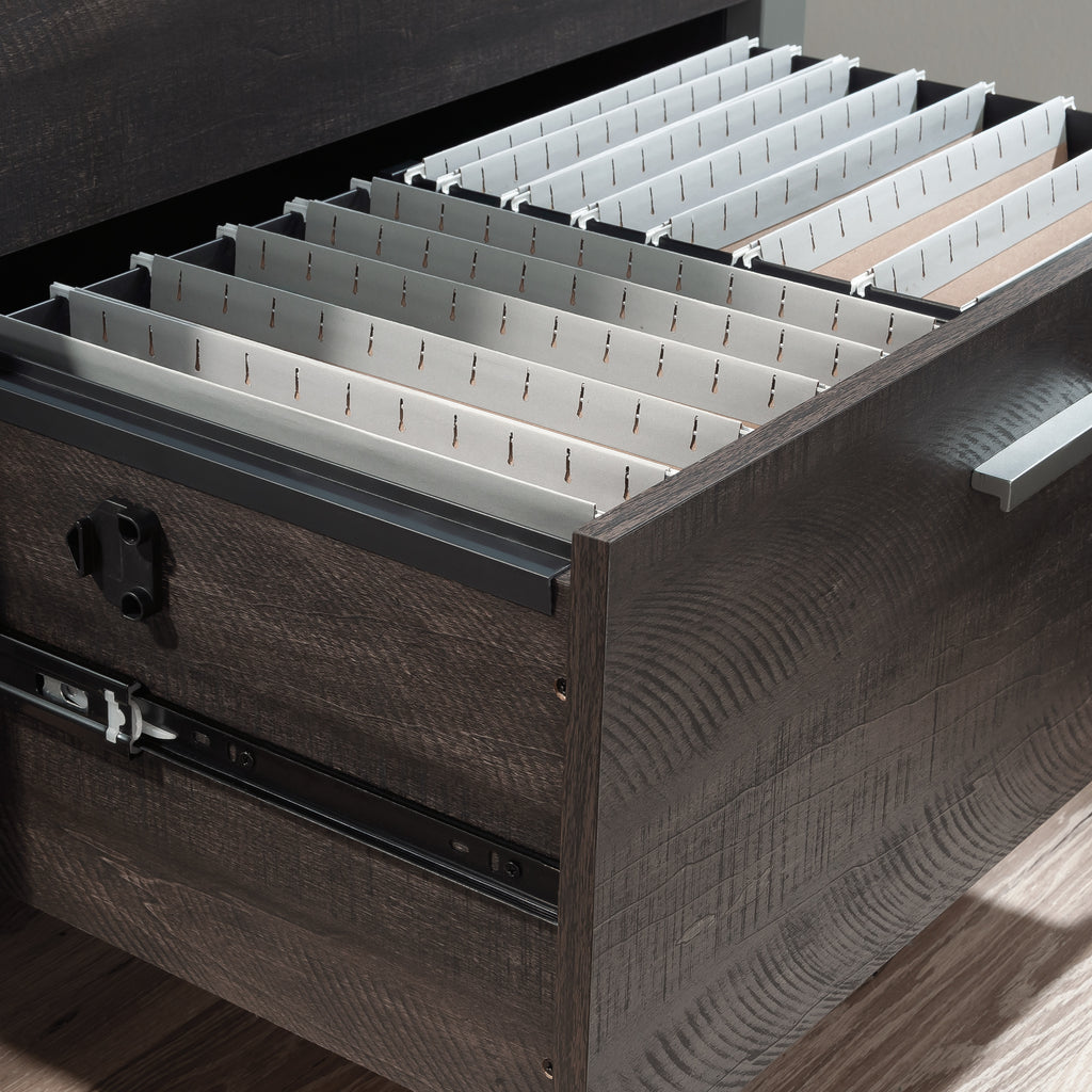 Lateral File with Two Drawers, Dark Brown finish | Premium Home Decor - Grand Goldman