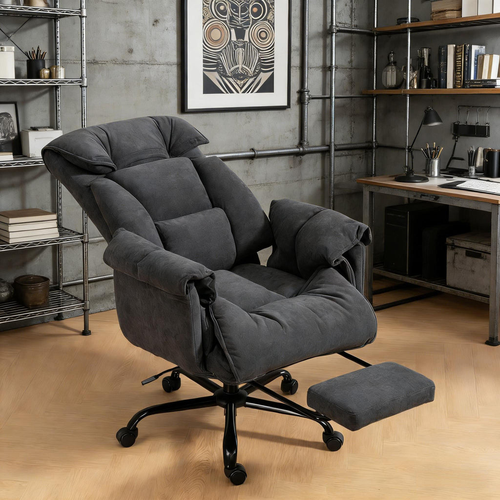 Reclining Desk Chair,High Back Office Chair - Grand Goldman