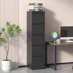 SteelCraft Pro 5 Drawer Metal Vertical File Cabinet with Lock, Black, Steel, 64.17 inches | Premium Home Decor - Grand Goldma