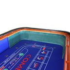 Stylish 12 Feet Craps Table Model 13829 Blue - Available at Grand Goldman