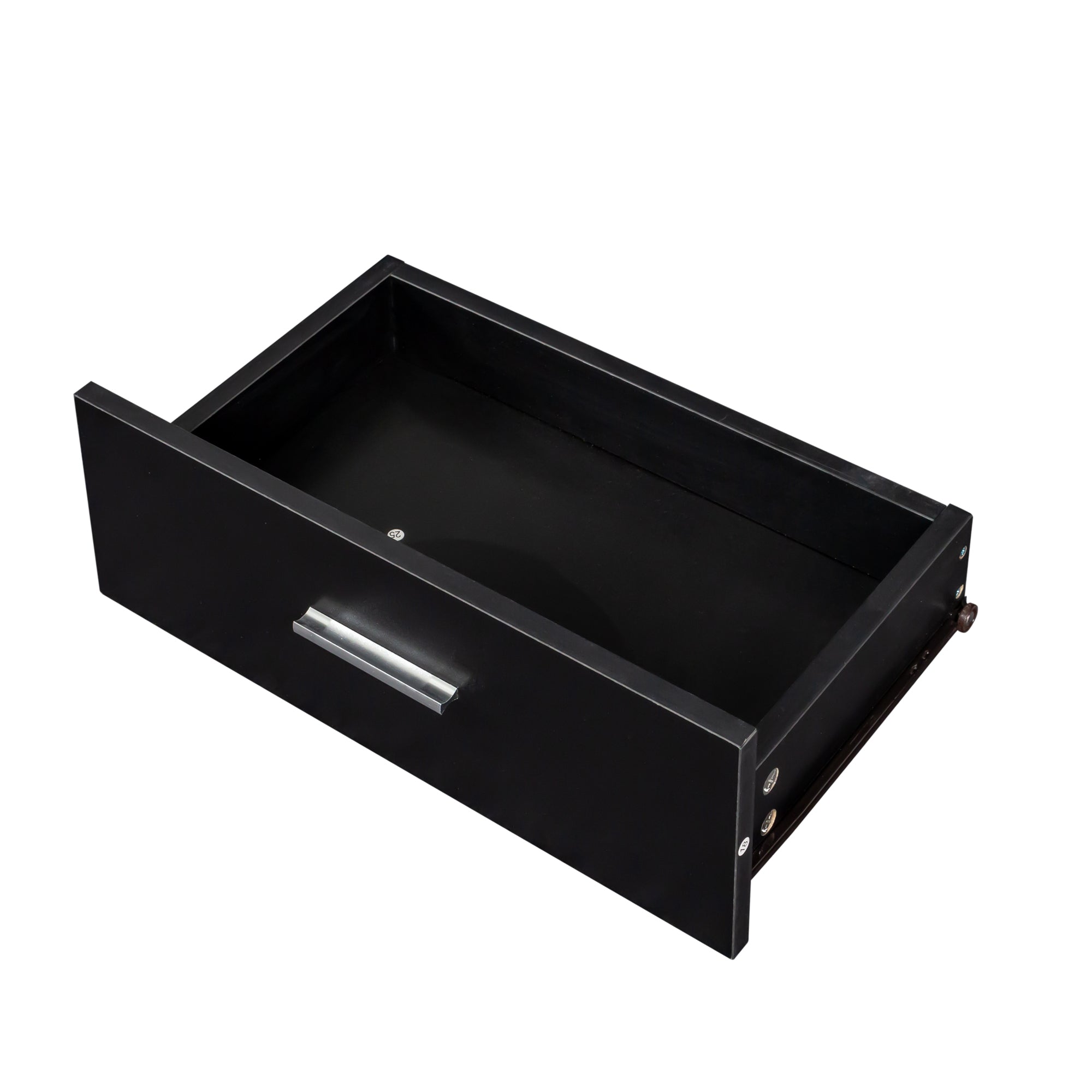 Black modern simple hair desk, multi-layer storage, large storage space - Grand Goldman Shop