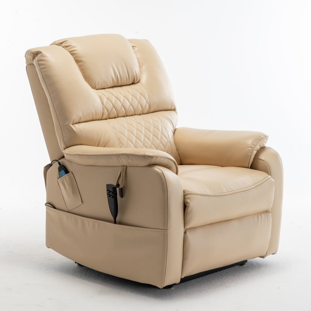 Lounge chair lift chair relax sofa chair sitting room furniture sitting room power supply elderly electric lounge chair (180 degree lying flat) - Grand Goldman Shop
