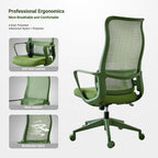 Ergonomic Colorful Office Chair 350LBS Home Office Mesh Breathable High Back, With Adjustable Lumbar Support Computer Chair, 