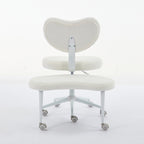 Meditation Chair Plus, Cross Legged Chair with Wheels, ADHD Chair, Criss Cross Desk Chair with Lumbar Support and Adjustable 