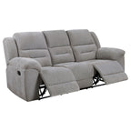 Sebring Grey 3-piece Reclining Sofa Set - Grand Goldman Shop