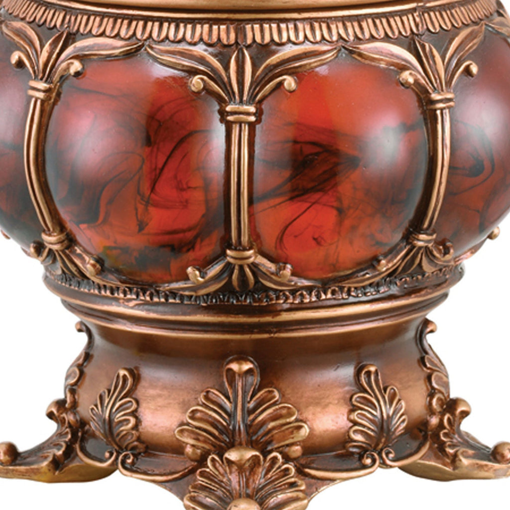 11.5' Tall Polyresin Decorative Jewelry Box, Victorian Style - Grand Goldman Shop