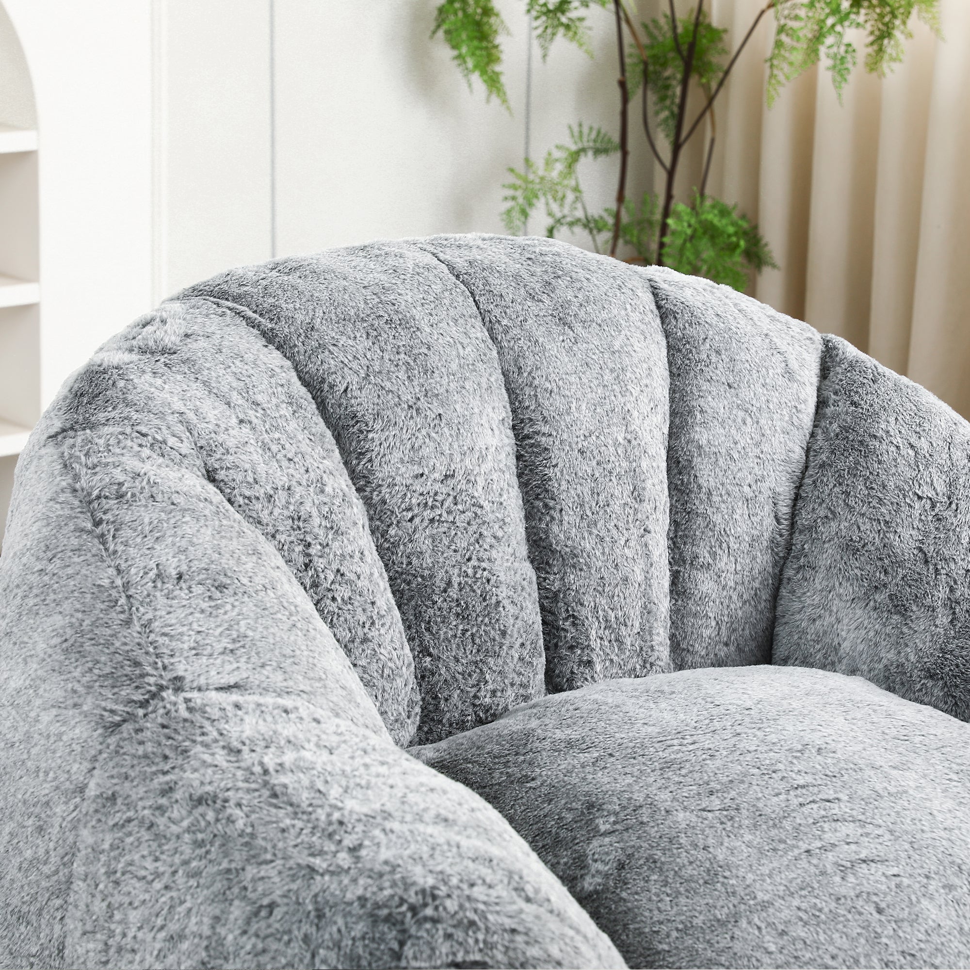 Beanbag Chair, Beanbag Sofa Chair with Armrests Stuffed High-Density Foam, Lazy Sofa Comfy Chairs Beanbag Chair for Adults in Living Room, Bedroom Reading - Grand Goldman Shop