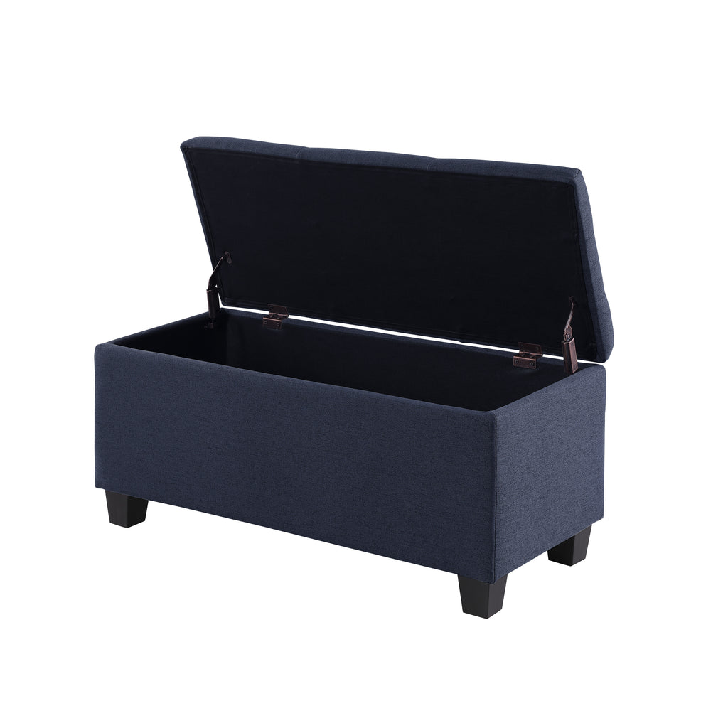 [VIDEO] Large Storage Ottoman Bench Set, 3 in 1 Combination Ottoman, Tufted Ottoman Linen Bench for Living Room, Entryway, Hallway, Bedroom Support 250lbs - Grand Goldman Shop