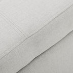 Upholstered Storage Ottoman Bench, Entryway Bench, End of Bed Bench, Ottoman Foot Rest for Bedroom, Light Grey, 300lbs - Grand Goldman Shop