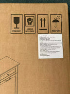 10 Gallon Tilt Out Trash Cabinet Freestanding Trash Bin Cabinet Wood Garbage Recycling Cabinet with Drawer Pet Proof Trash Can Holder for Kitchen Living Room, Antique White (Not include trash can) - Grand Goldman Shop