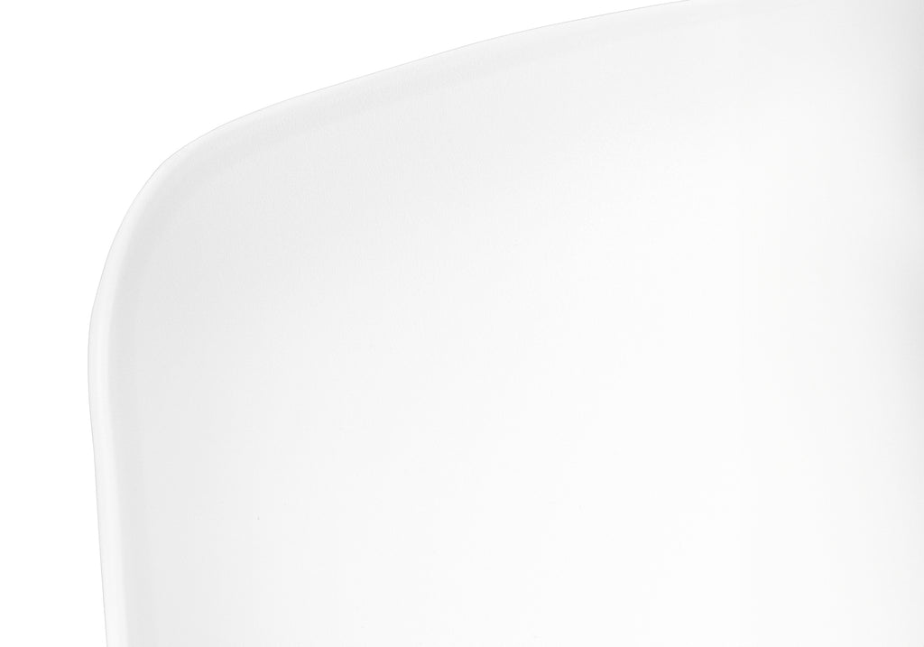 Office Chair, Adjustable Height, Swivel, Ergonomic, Computer Desk, Work, Juvenile, White Leather Look, White Metal, Contempor