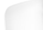 Office Chair, Adjustable Height, Swivel, Ergonomic, Computer Desk, Work, Juvenile, White Leather Look, White Metal, Contempor