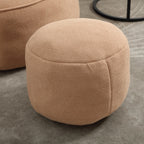 Bedding Bean Bag Sofa Chair with High-Pressure Foam and Footrest, Tan Microfiber - Grand Goldman Shop