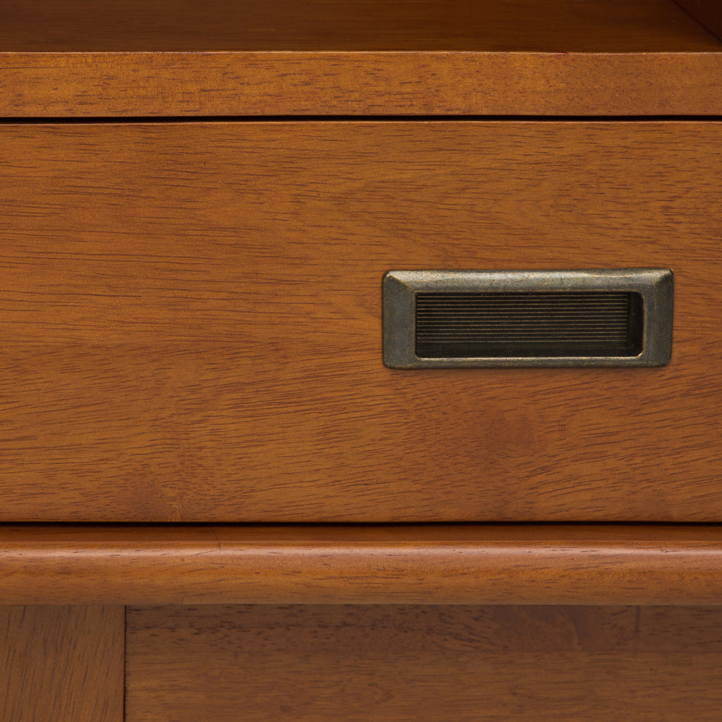 Draper Mid Century Wide Bookcase and Storage Unit - Grand Goldman