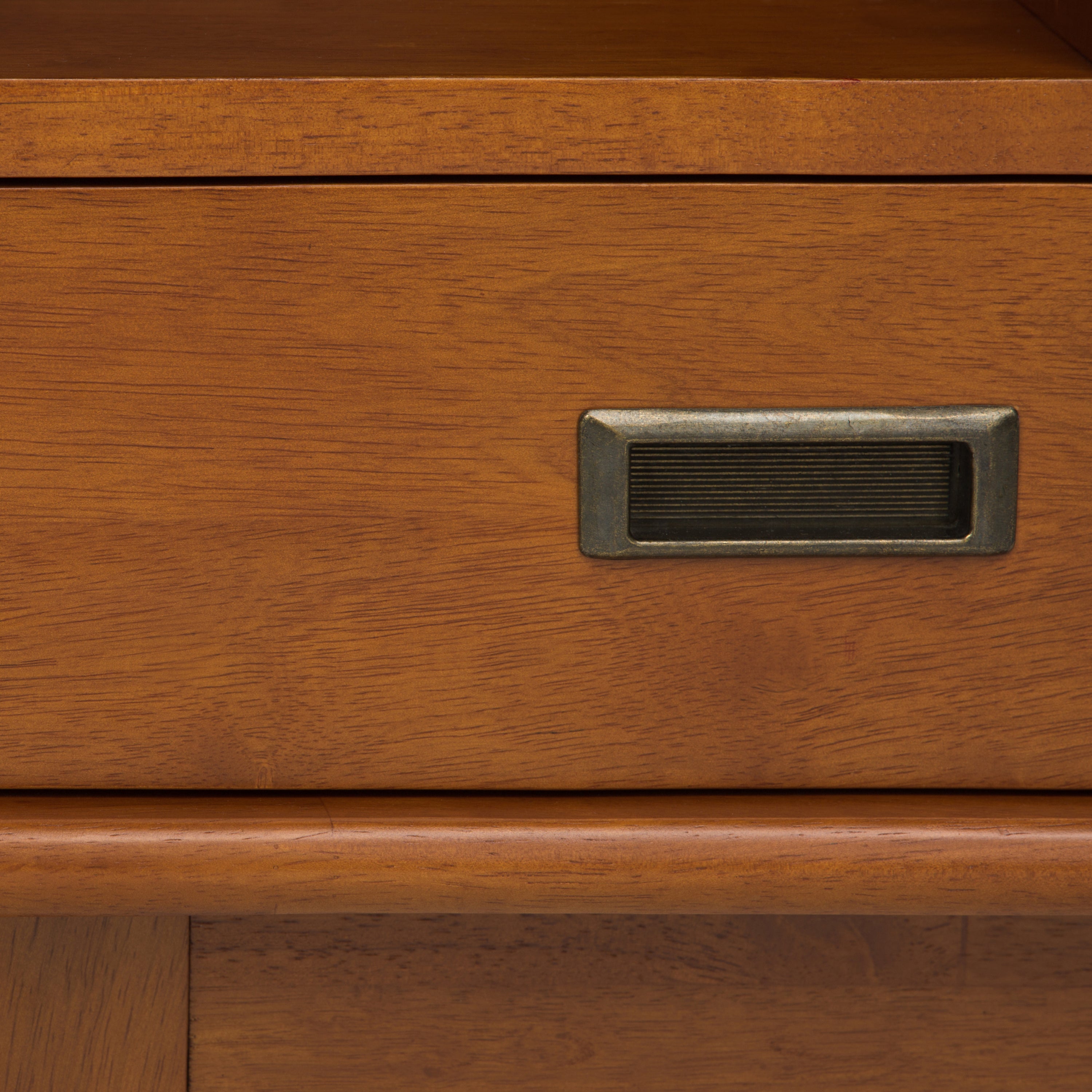 Draper Mid Century Wide Bookcase and Storage Unit - Grand Goldman