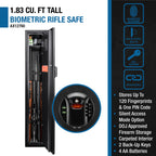 1.83 CU FT BIOMETRIC KEYPAD RIFLE SAFE - Grand Goldman