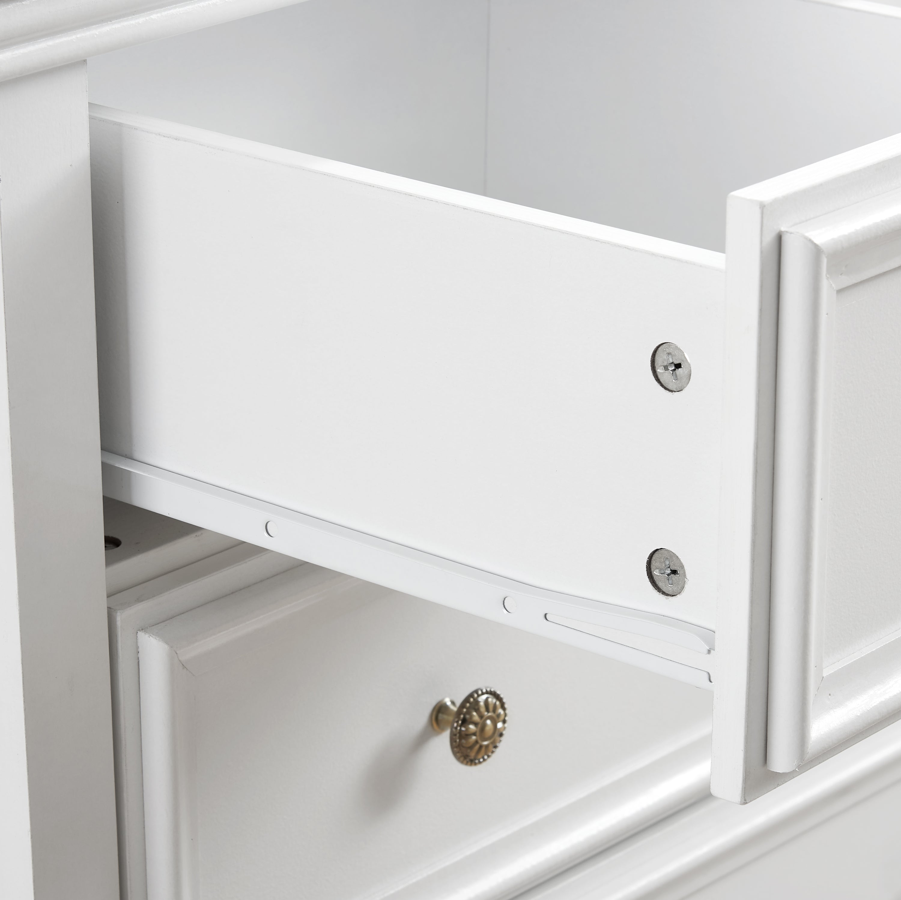 Modern 6 Drawers Dresser 6 Drawers Cabinet,Chest of Drawers Closet Organizers and Storage Clothes Storage Drawers Cabinet for Living Room, Farmhouse Dresser Organizer white - Grand Goldman Shop
