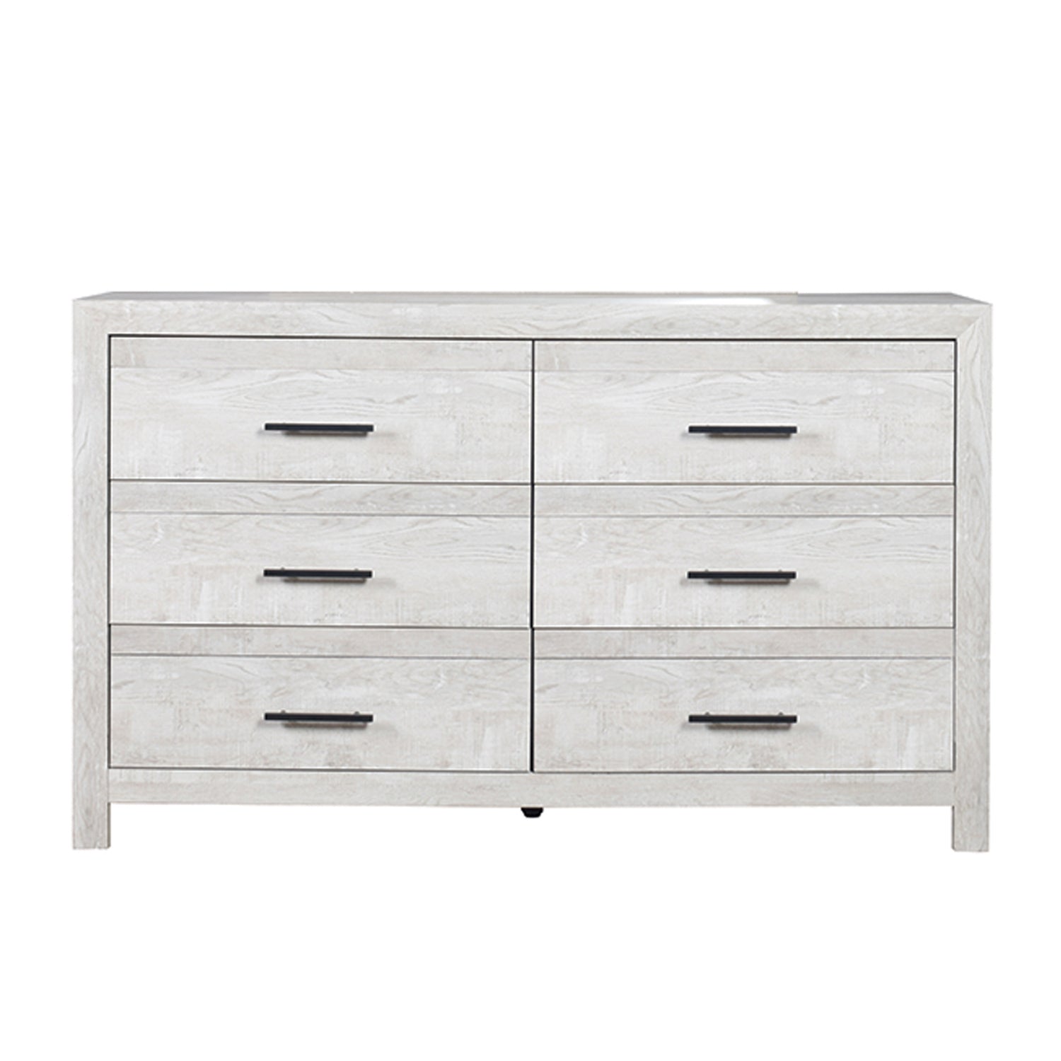 DENVER Modern Full 5PC Bedroom Set Made with Wood in Natural Finish, Full Size Bed & Storage Furniture - Grand Goldman Shop