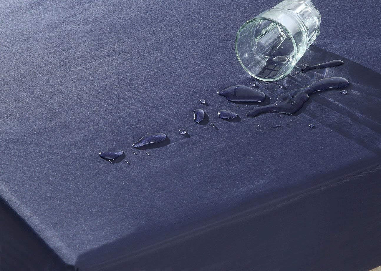 6-inch waterproof  high-density foam mattress with navy blue diamond-quilted breathable fabric. Quilting ensures both style and airflow for cool sleep.Full size(Ship randomly with black edge or white) - Grand Goldman Shop