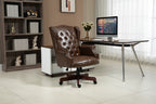 Executive Office Chair - High Back Reclining Comfortable Desk Chair - Ergonomic Design - Thick Padded Seat and Backrest - PU 