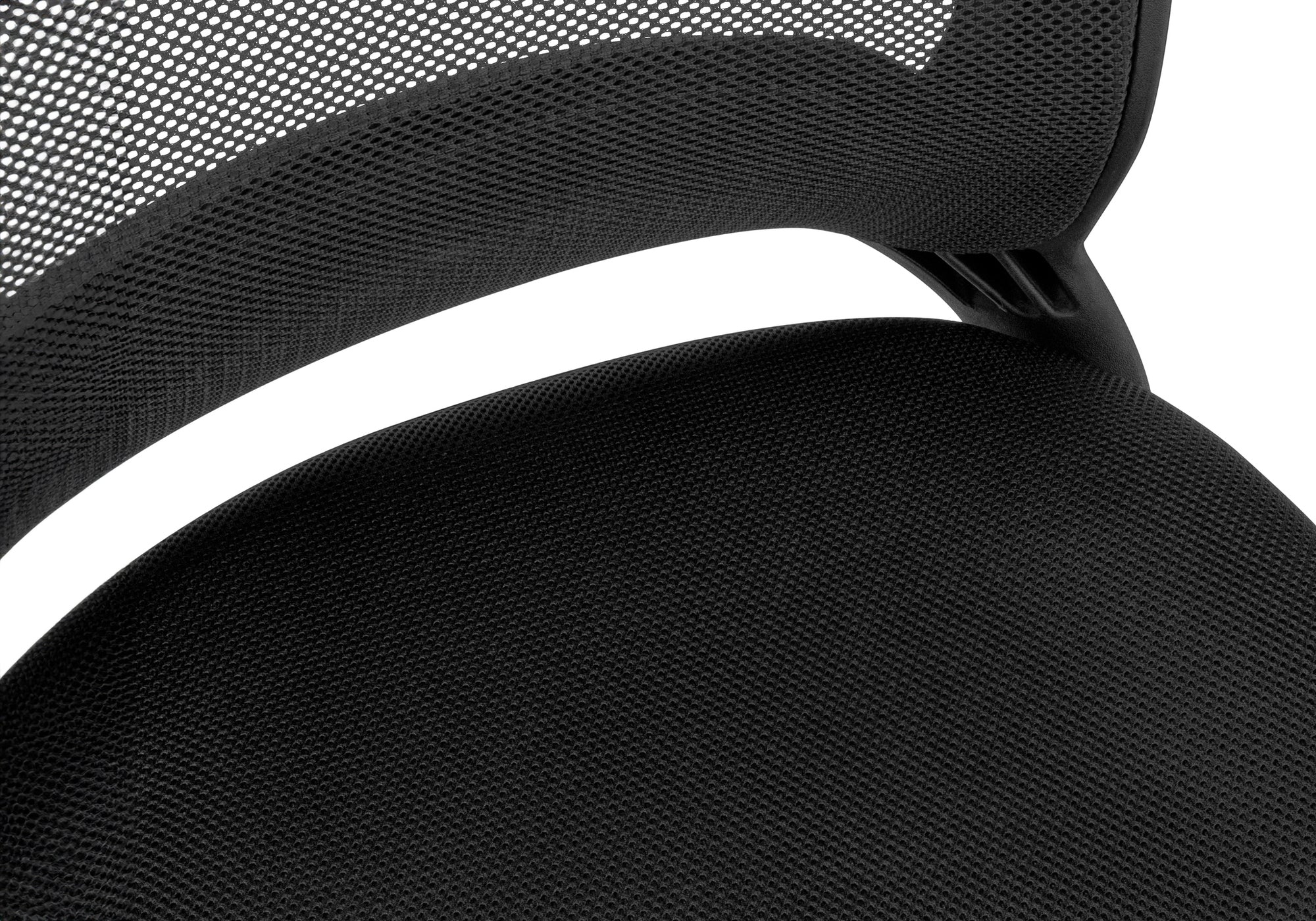 Office Chair, Adjustable Height, Swivel, Ergonomic, Armrests, Computer Desk, Work, Black Mesh, Black Metal, Contemporary, Mod