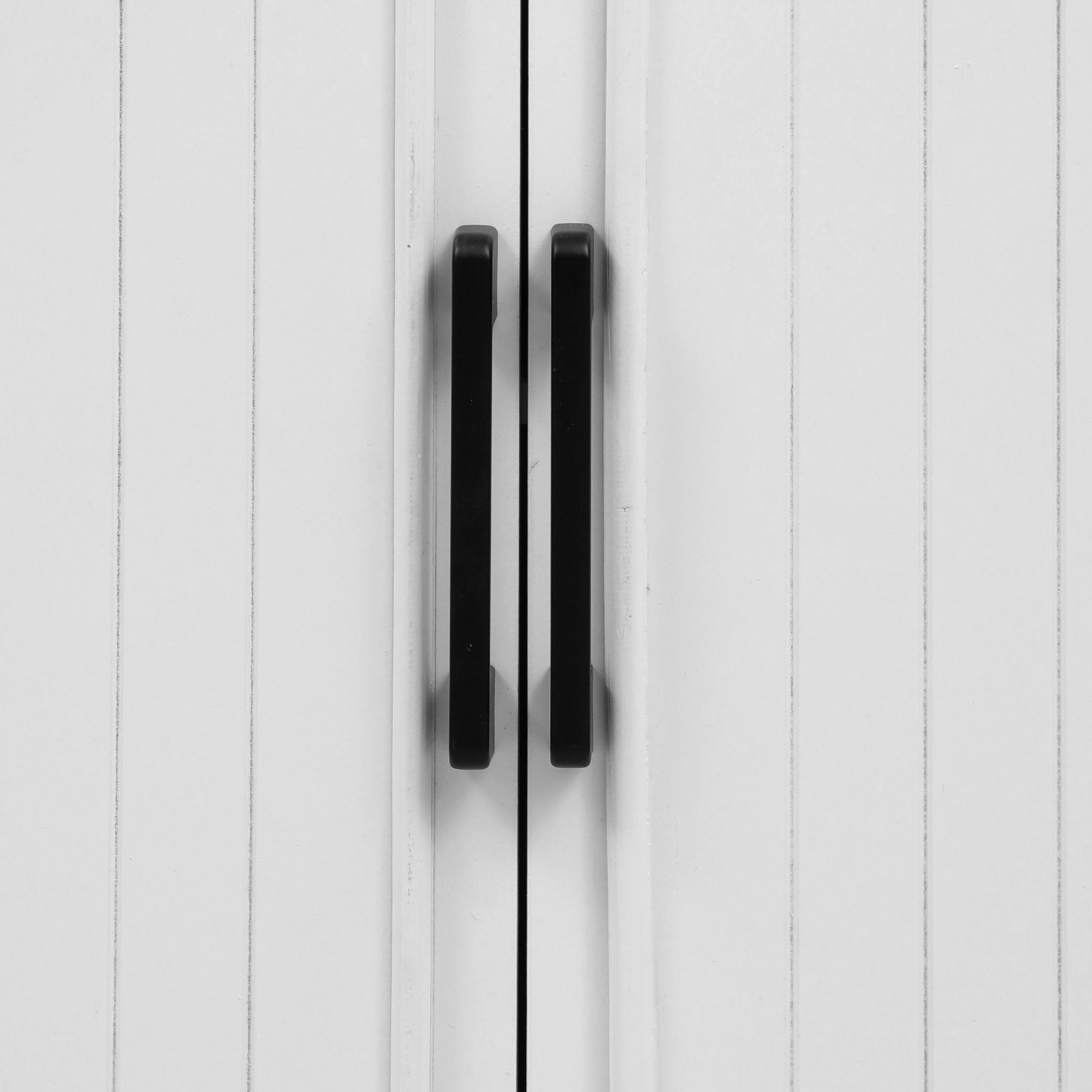 K&K 56.5'' Kitchen Island with Drop Leaf, Power Outlet, Embossed Vertical Stripe Rolling Kitchen Cart on Wheels with 4 Doors , 5 Deep Drawers and Adjustable Shelves, for Kitchen, Dining Room, White - Grand Goldman Shop
