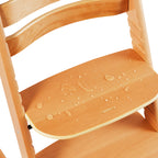 Wooden High Chair for Babies & Toddlers, Convertible Adjustable Feeding Chair, Eat & Grow High Chair with Tray, Grow with Kid
