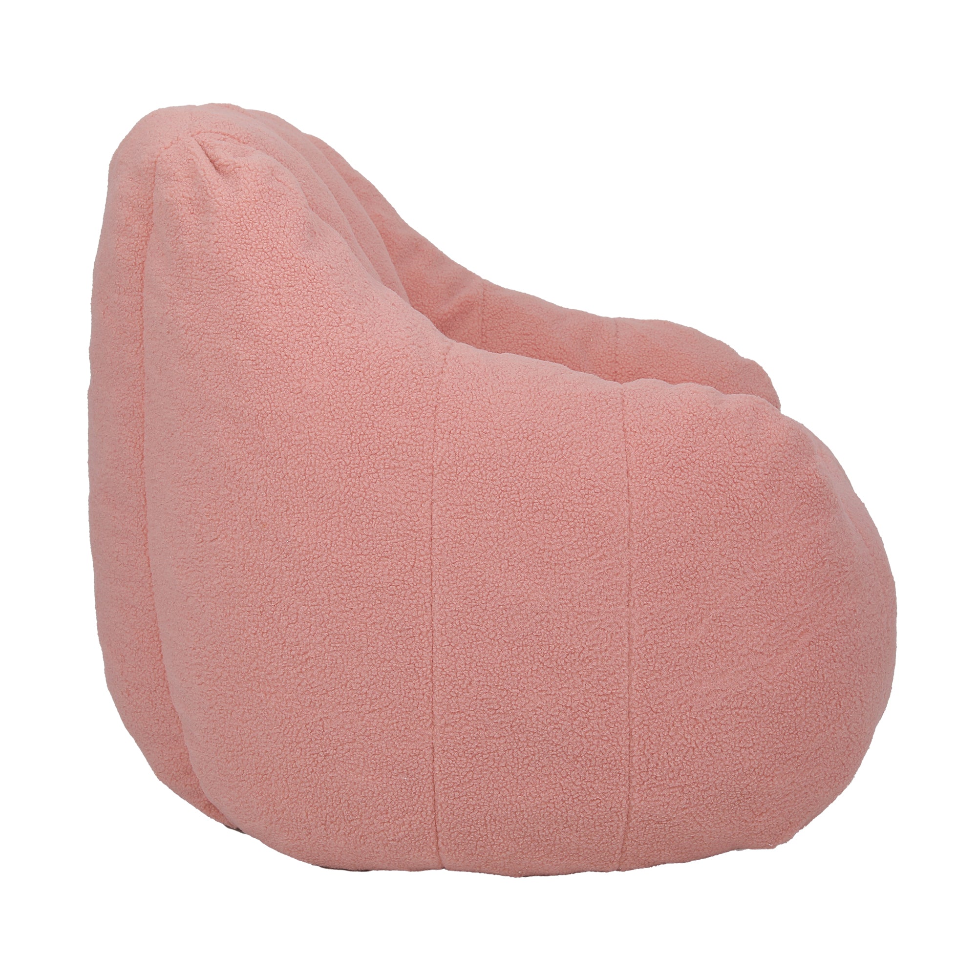 Comfy Bean Bag Chair with Memory Foam Filler – Tufted Soft Stuffed Bean Bag Sofa for Dorm, Apartment, or Living Room – Pink - Grand Goldman Shop