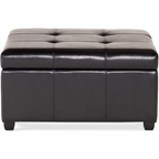 35inch Storage Ottoman,Large Square Ottoman Bench with Storage,Tufted Ottomans Footstool for Living Room - Grand Goldman Shop
