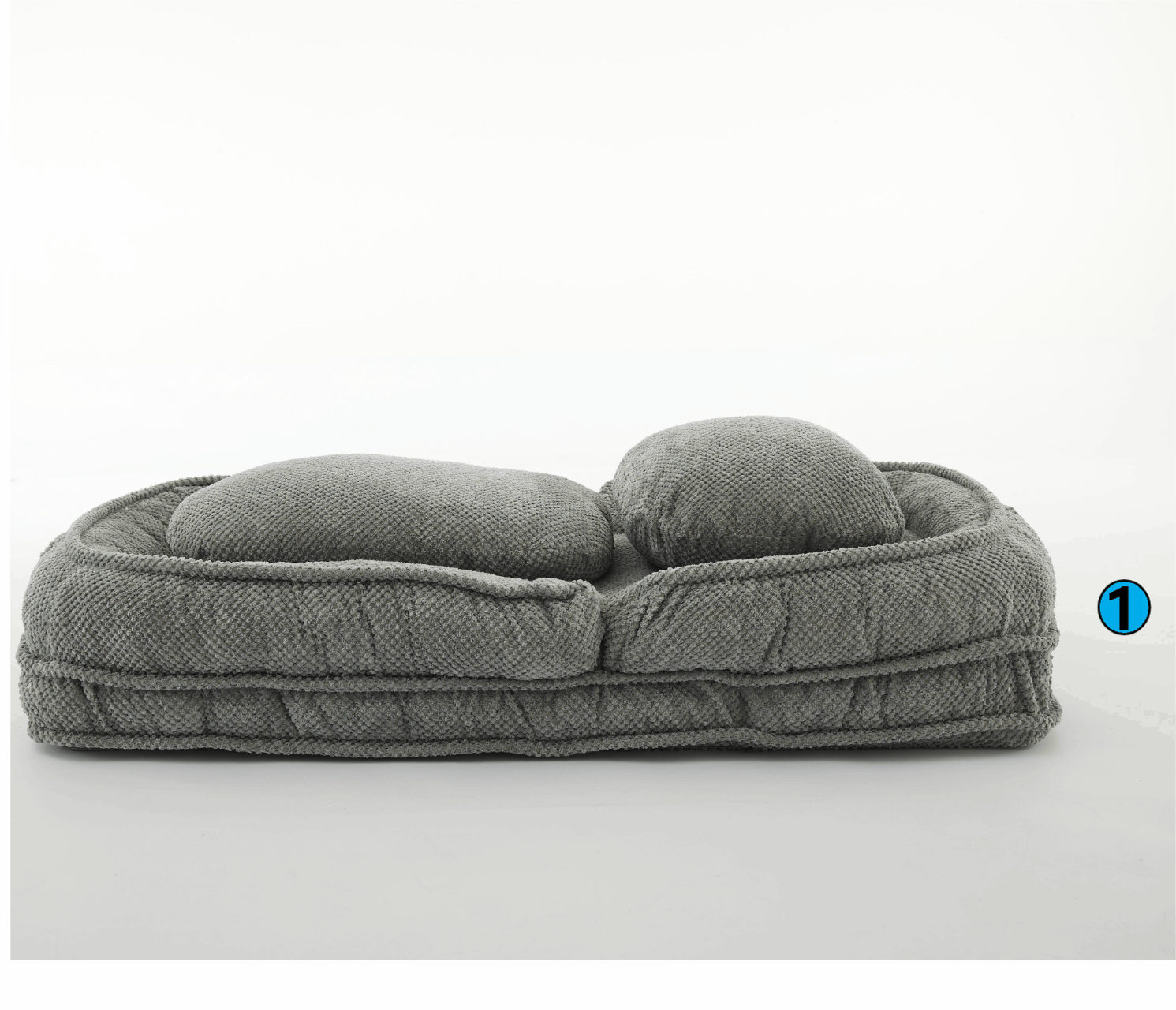 [VIDEO provided] Human Dog Bed ,Lazy Sofa Couch ,5 Adjustable Position,sit,sleep,fold,suit to put in bedroom, living room ,Space Saving Design,Gray - Grand Goldman Shop