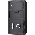 Steel Digital Keypad Large Locker Depository Safe in Black, 14 x 14 x 27.25 inches - Grand Goldman