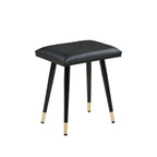 Modern Makeup Vanity Desk with Mirror and Lights, Retractable Design, Black Engineered Wood, 58.50 x 15.80 x 52.30 inches - Grand Goldman Shop