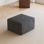 Sofa ottoman ,No Assembly Required,Dark Grey(Plush Corduroy Fabric) - Grand Goldman Shop