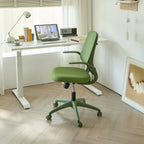 Ergonomic Color Office Chair 350LBS, Home Office, Mesh Back, Integrated Molded Foam, Comfortable Sitting, Flipping Armrest, F