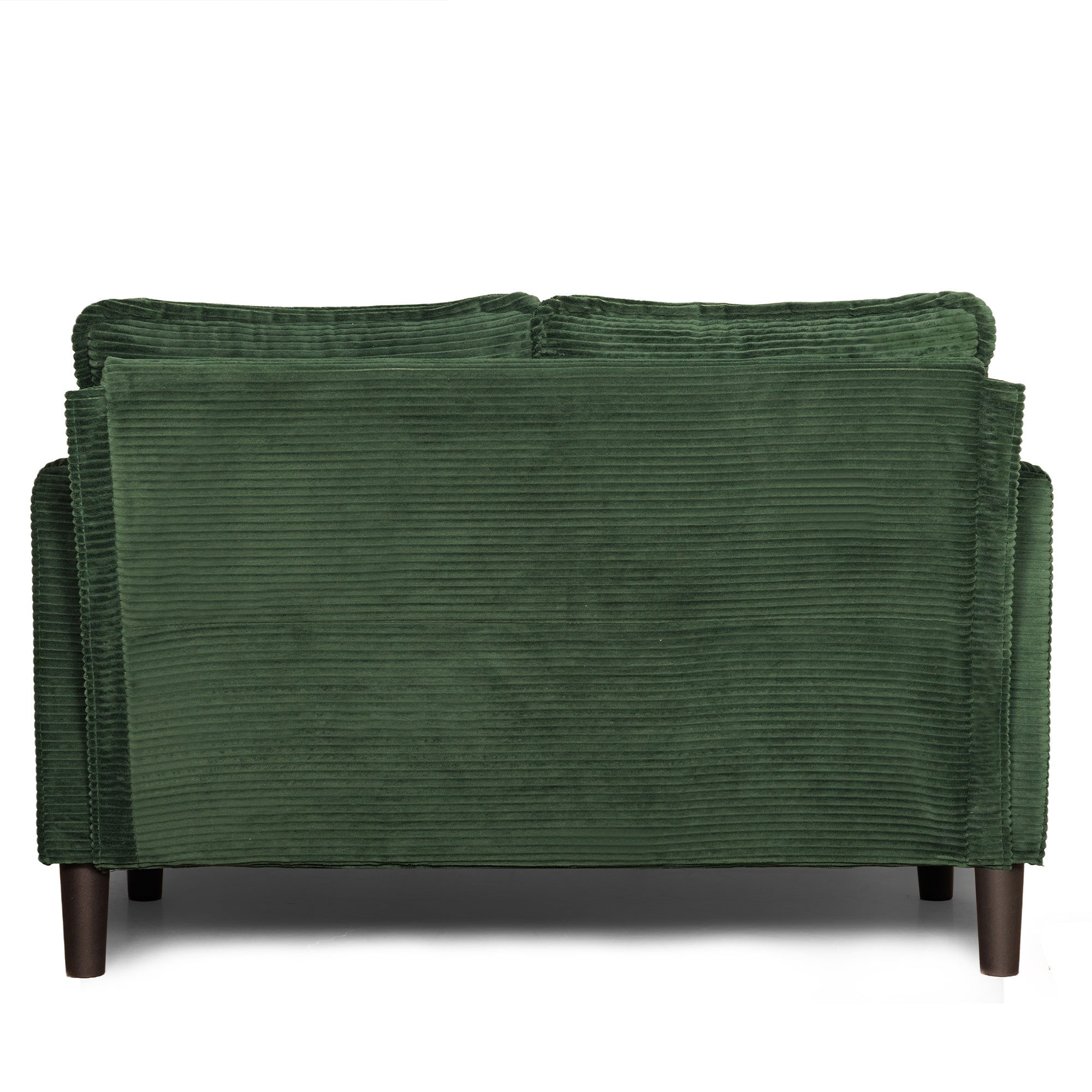 48' Soft Corduroy Loveseat Couch W/Soft Cushions,Side Storage Pocket,Sturdy Composite Board & Solid Wood Frame, High Rebound Sponge,Easy Assembly,Ideal for Living Room,Apartment,Dorm,Office. - Grand Goldman Shop