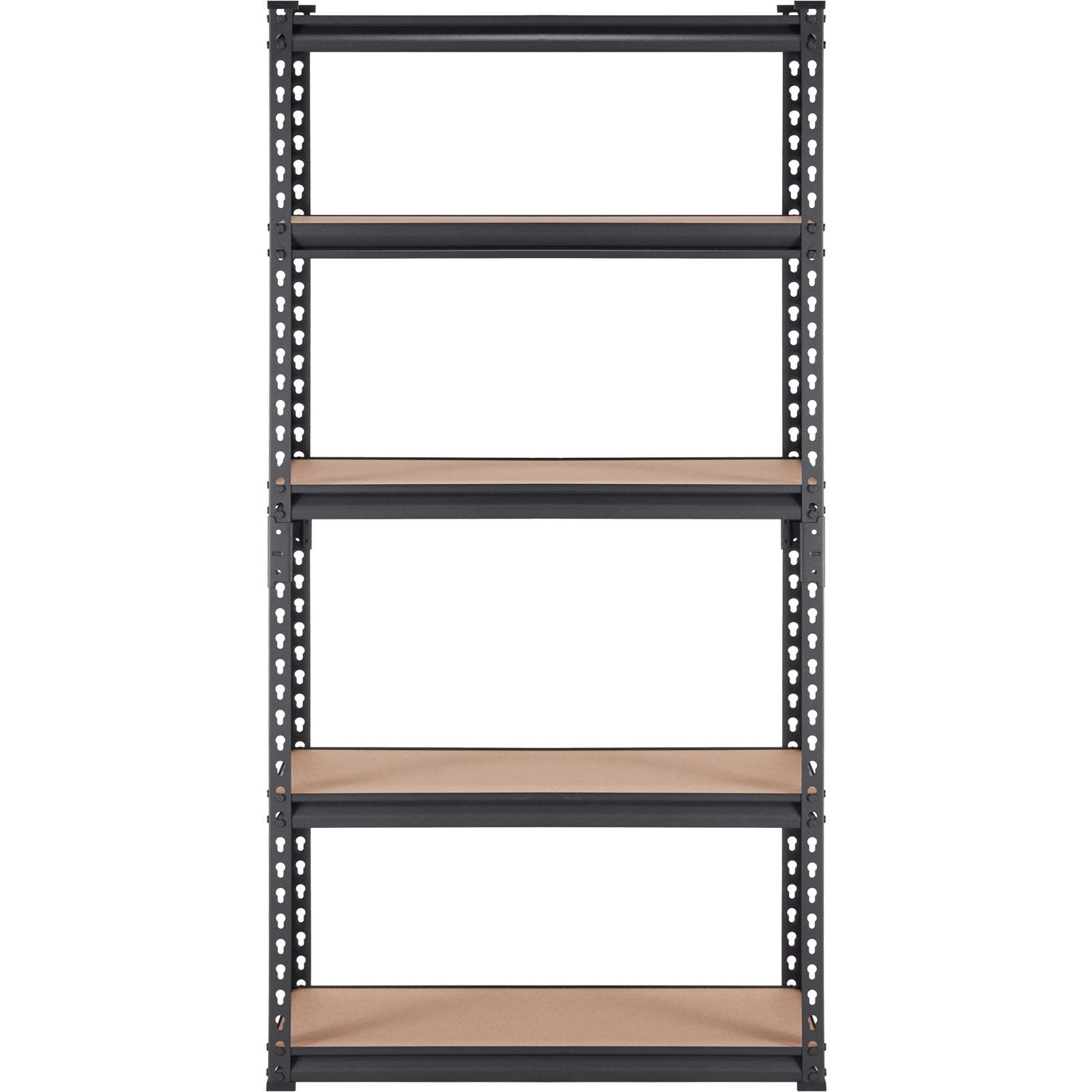 Storage Shelving Unit, 5-Tier Adjustable, 2000 lbs Capacity, Heavy Duty Garage Shelves Metal Organizer Utility Rack, Black, 30' L x 12' W x 60' H for Kitchen Pantry Basement Bathroom Laundry - Grand Goldman Shop