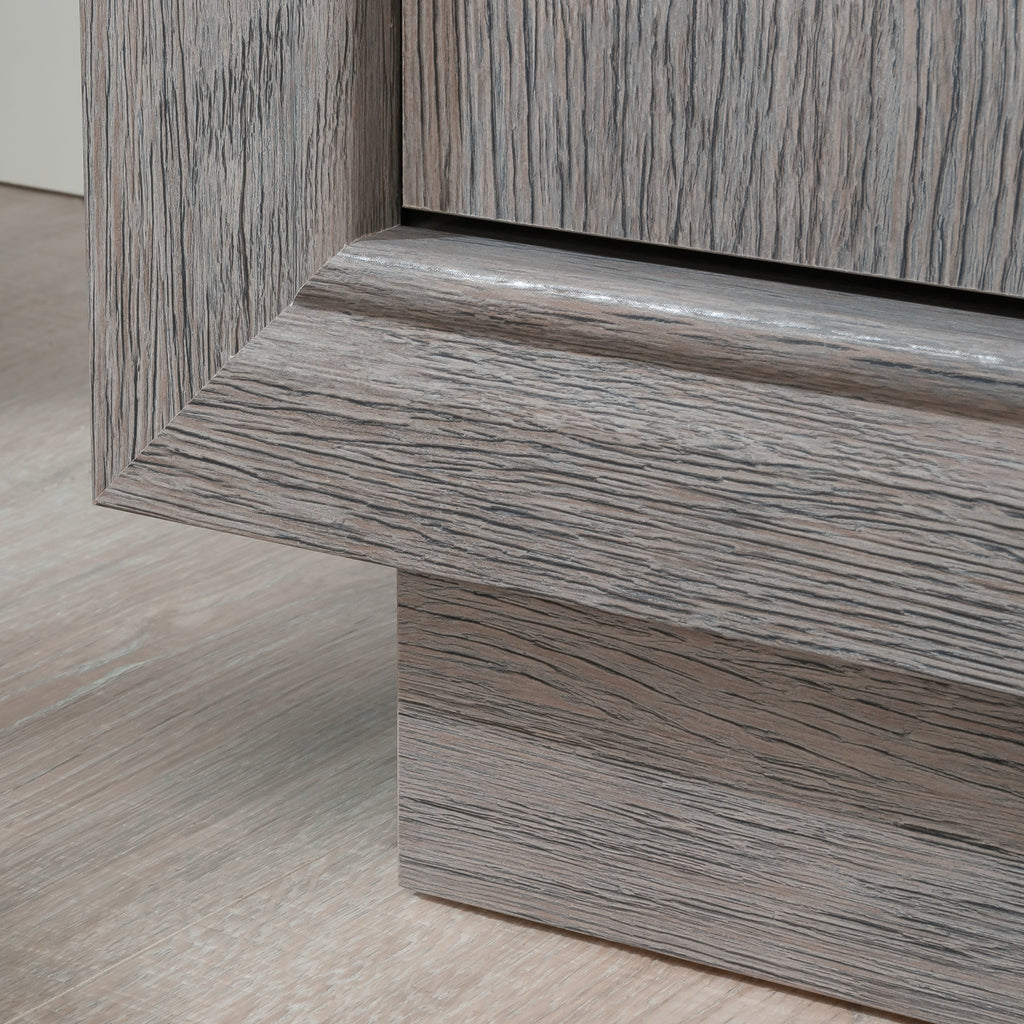 Storage Cabinet with Functional Design, Medium Gray finish | Premium Home Decor - Grand Goldman