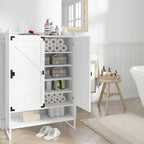 Shoe Cabinet with Doors, 6-Tier Shoe Storage Cabinet with Adjustable Shelves, Wooden Shoes Rack Shoe Storage Organizer for Entryway, Hallway, Closet, Living Room - Grand Goldman Shop