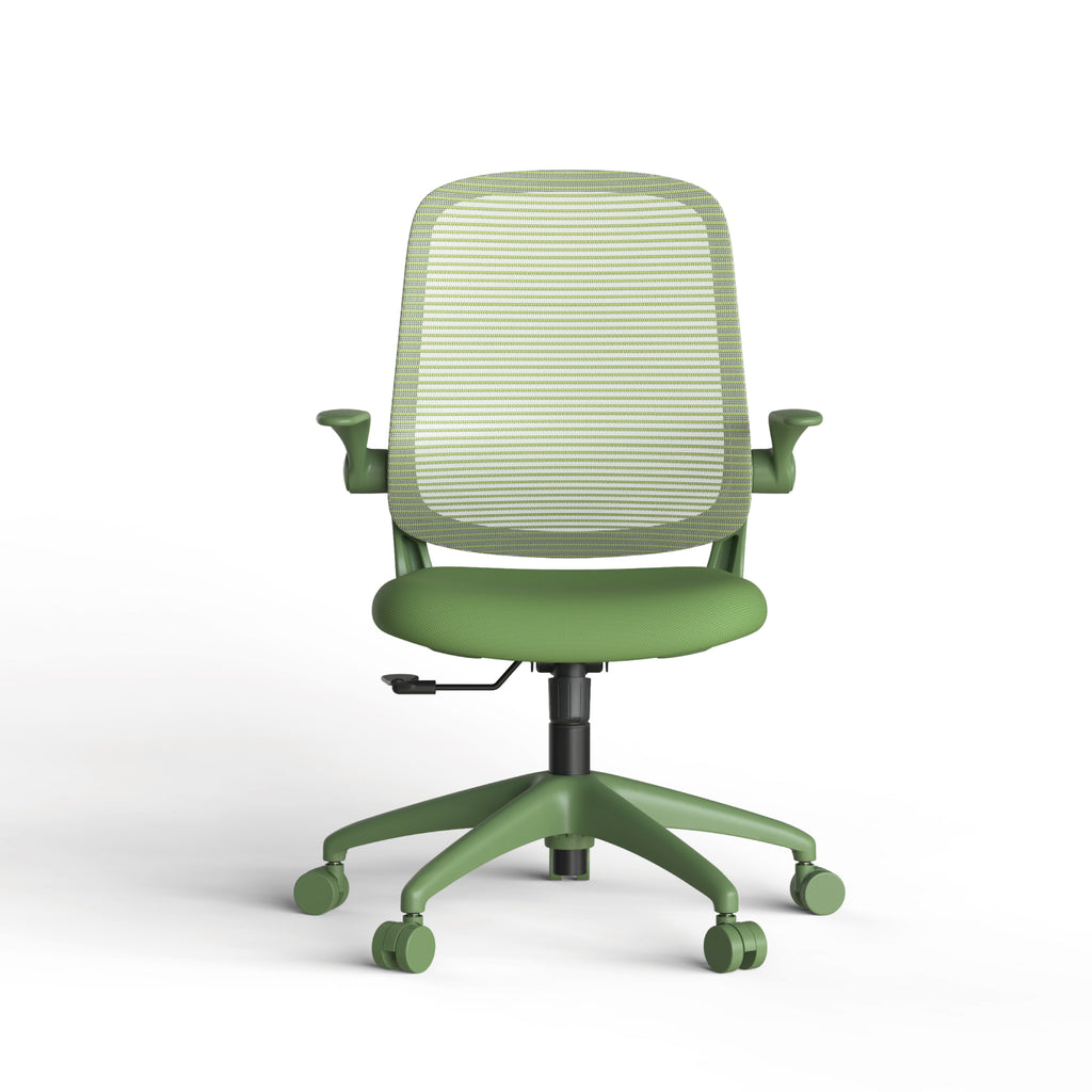 Ergonomic Color Office Chair 350LBS, Home Office, Mesh Back, Integrated Molded Foam, Comfortable Sitting, Flipping Armrest, F