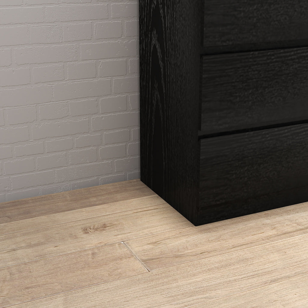 4 Drawer Dresser,Modern Storage Chest of Drawers,31.5In Black Dresser for Closet with Handle-Free Design, Closet Chests Organizer for Bedroom, Living Room,Black - Grand Goldman Shop