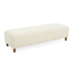Comfortable Ottoman, White - Grand Goldman Shop