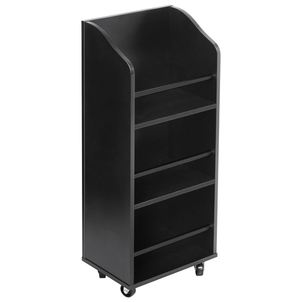 K&K 47.2' Farmhouse Kitchen Island with Drop Leaf, Kitchen Storage Island with Removable Side Racks, Two Drawers, Rolling Kitchen Cart on Wheels with Towel Rack, for Home, Kitchen, Dining Room, Black - Grand Goldman Shop
